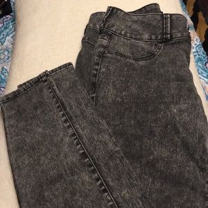 Lovesick Acid Wash Skinny Jeans